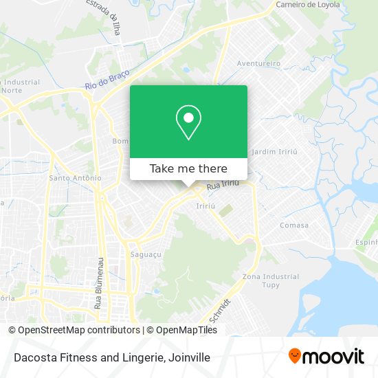 Dacosta Fitness and Lingerie map