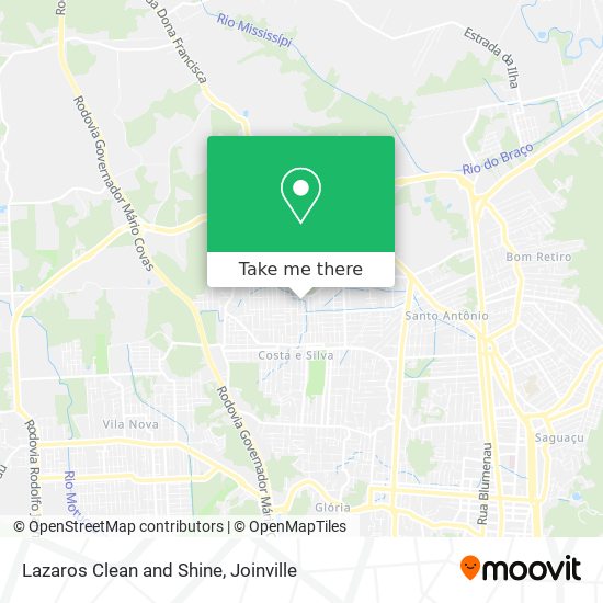 Lazaros Clean and Shine map