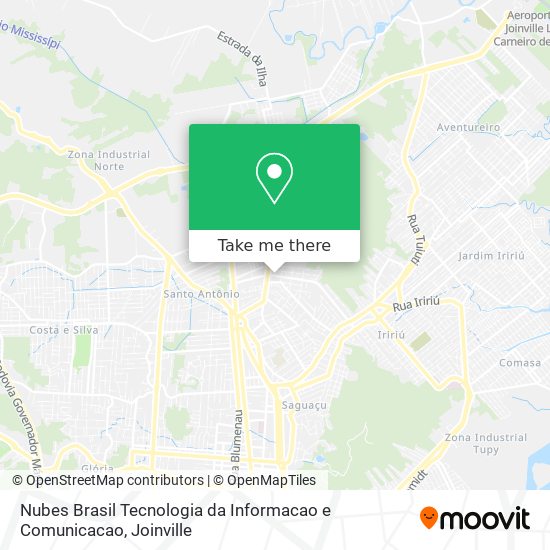 Nubes Brasil Tecnologia da Informacao e Comunicacao map