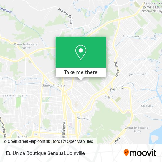 Eu Unica Boutique Sensual map