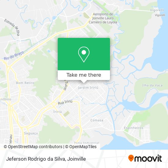 Jeferson Rodrigo da Silva map