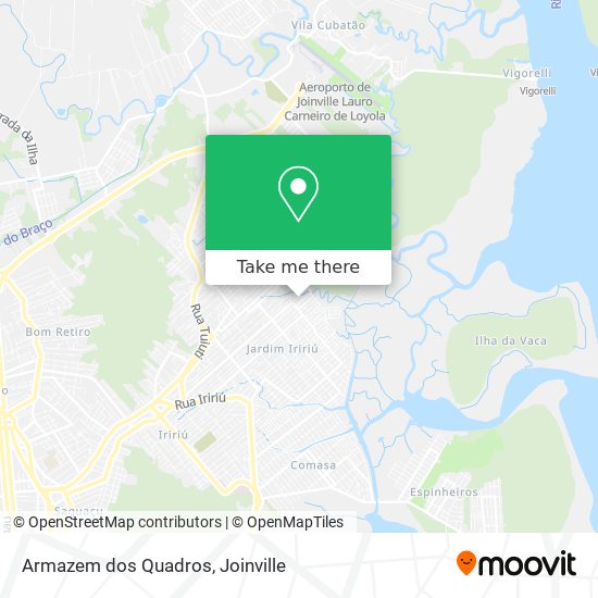 Armazem dos Quadros map