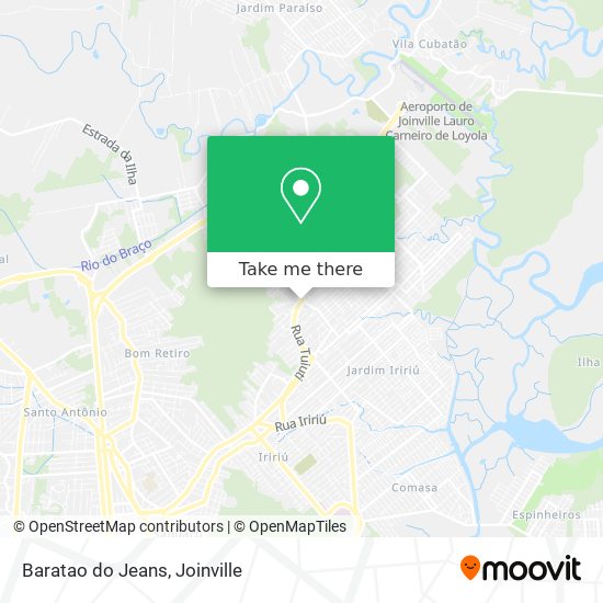 Baratao do Jeans map