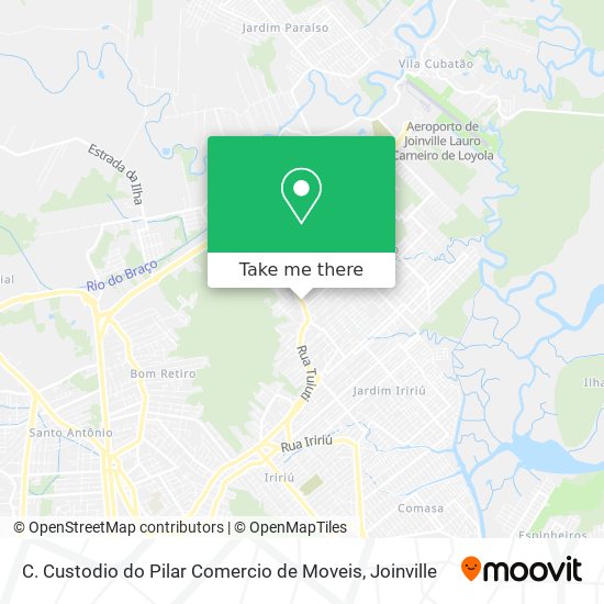 Mapa C. Custodio do Pilar Comercio de Moveis