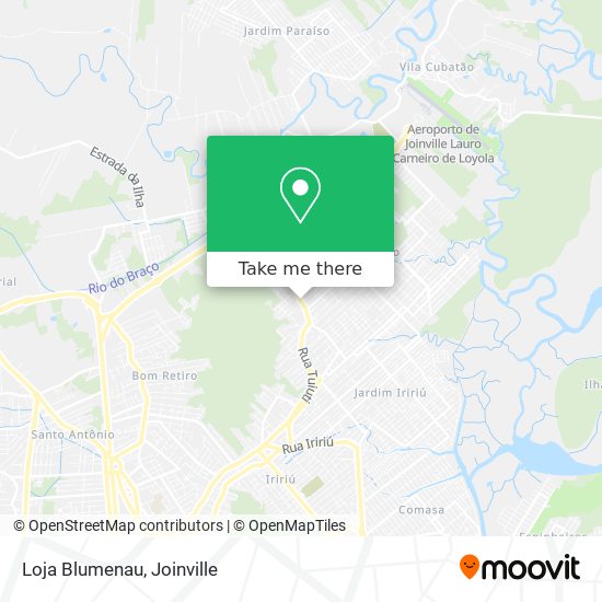 Loja Blumenau map