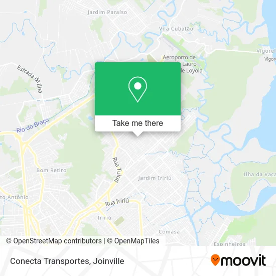 Conecta Transportes map