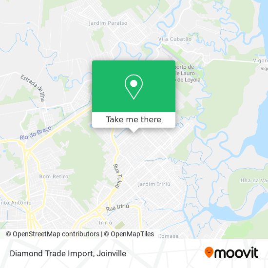 Mapa Diamond Trade Import