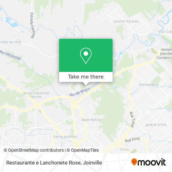 Restaurante e Lanchonete Rose map