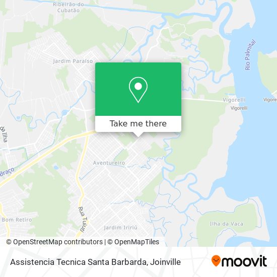 Assistencia Tecnica Santa Barbarda map