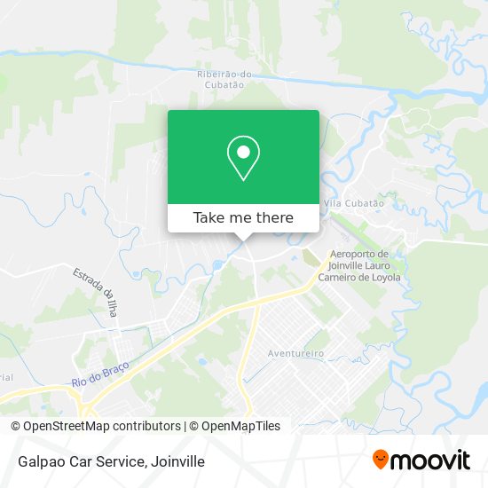 Galpao Car Service map