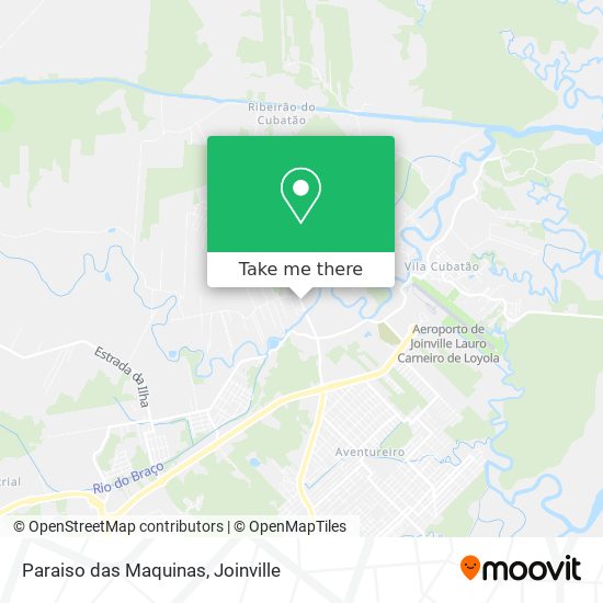 Paraiso das Maquinas map