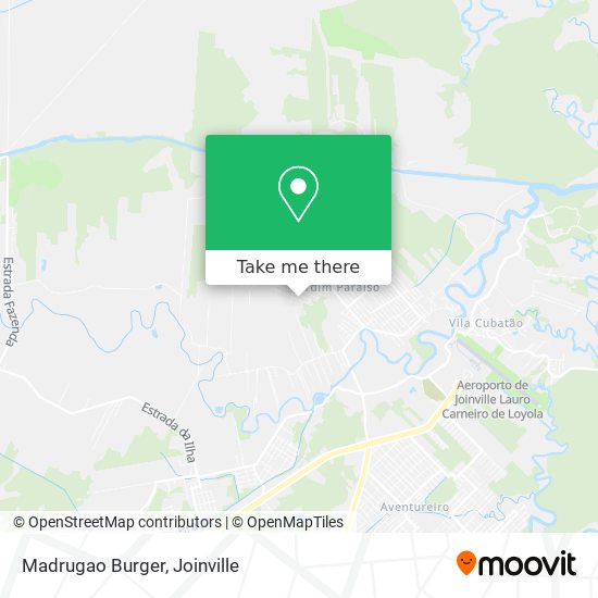 Madrugao Burger map
