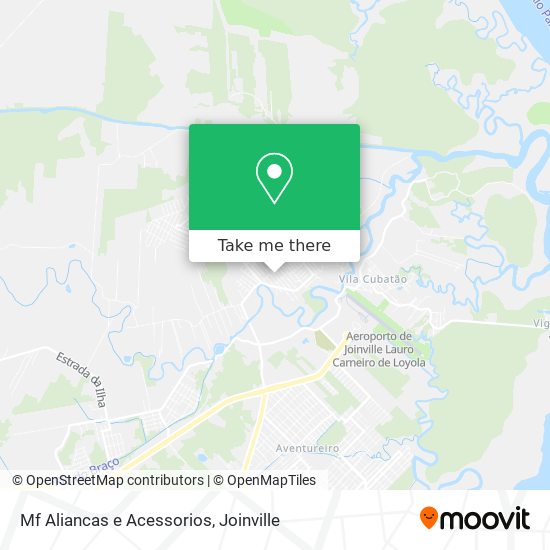 Mf Aliancas e Acessorios map