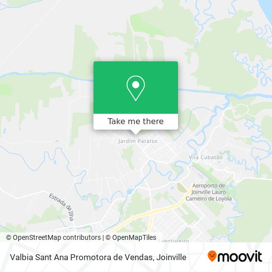 Valbia Sant Ana Promotora de Vendas map