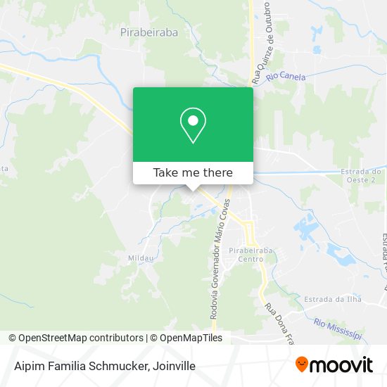 Aipim Familia Schmucker map