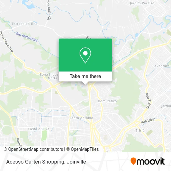 Acesso Garten Shopping map