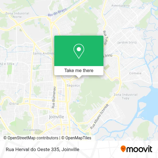 Rua Herval do Oeste 335 map