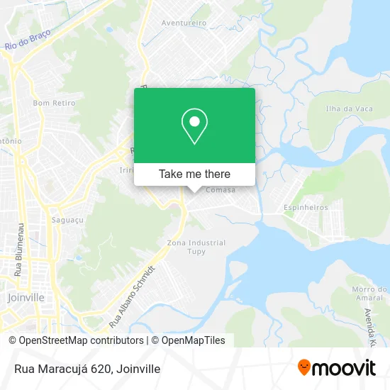 Rua Maracujá 620 map