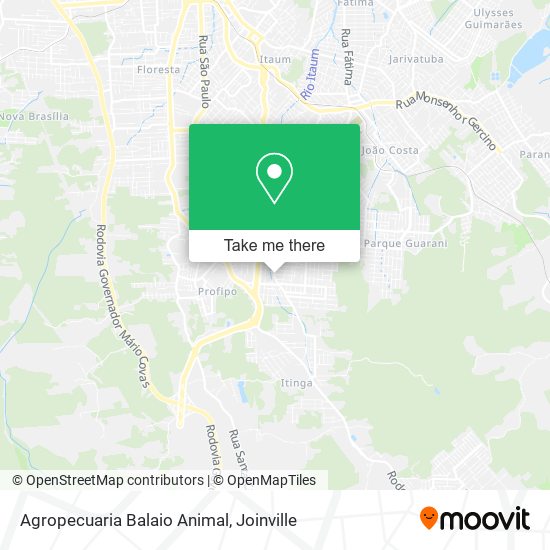 Agropecuaria Balaio Animal map