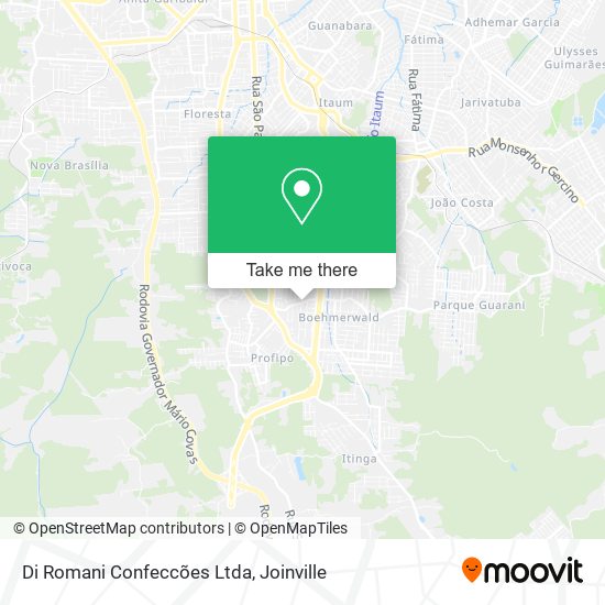 Di Romani Confeccões Ltda map