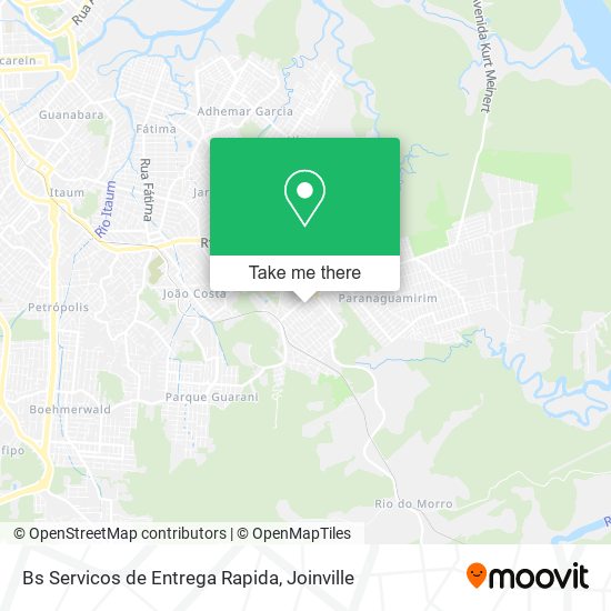 Bs Servicos de Entrega Rapida map