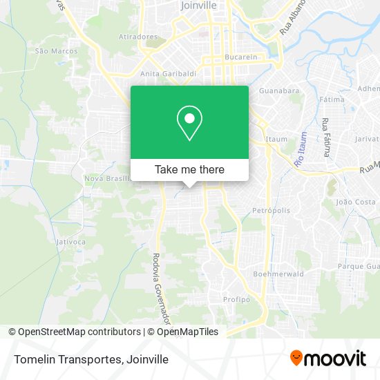 Tomelin Transportes map