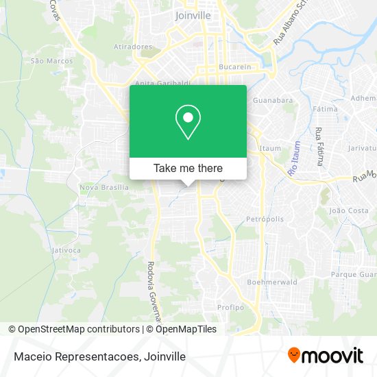 Maceio Representacoes map