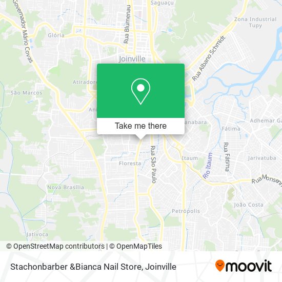 Mapa Stachonbarber &Bianca Nail Store