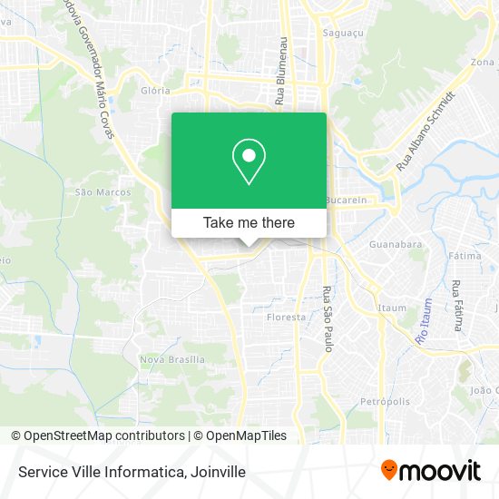 Service Ville Informatica map