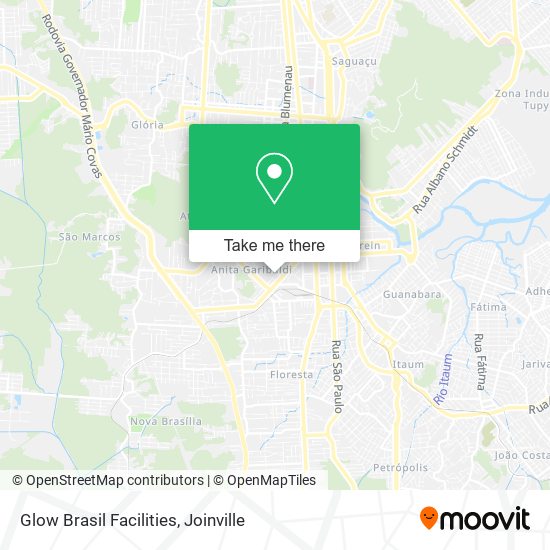 Glow Brasil Facilities map