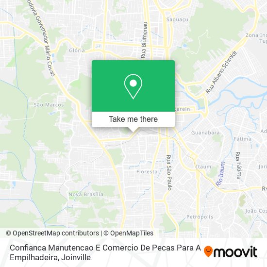 Confianca Manutencao E Comercio De Pecas Para A Empilhadeira map