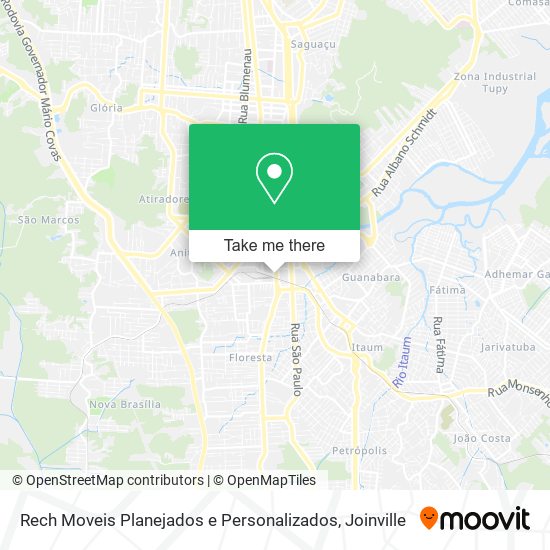 Rech Moveis Planejados e Personalizados map