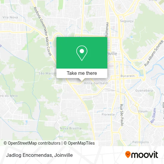 Jadlog Encomendas map