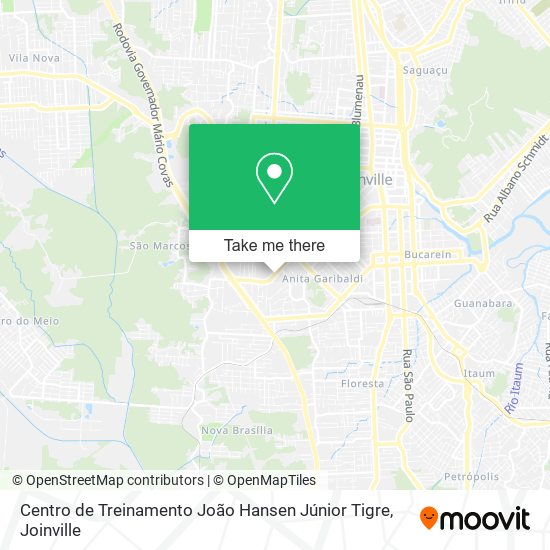 Centro de Treinamento João Hansen Júnior Tigre map