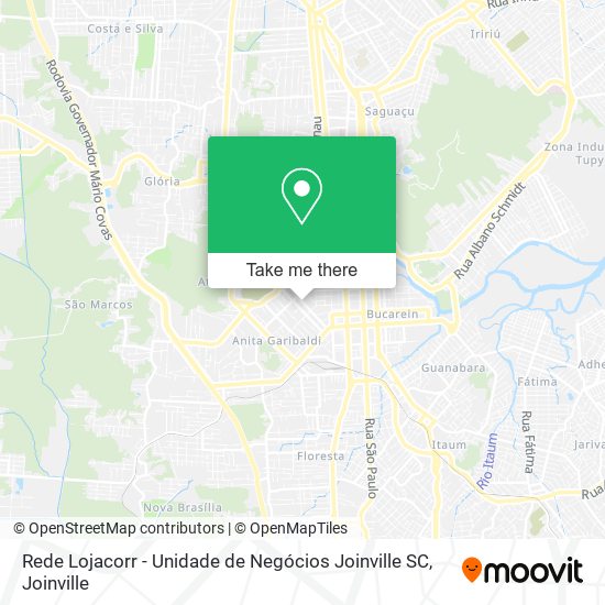 Rede Lojacorr - Unidade de Negócios Joinville SC map