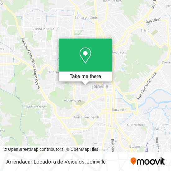 Arrendacar Locadora de Veiculos map