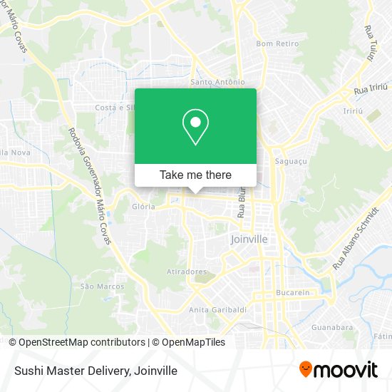Sushi Master Delivery map