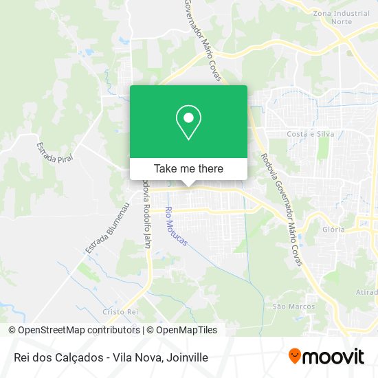 Rei dos Calçados - Vila Nova map