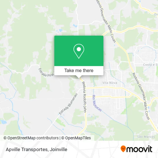 Apville Transportes map