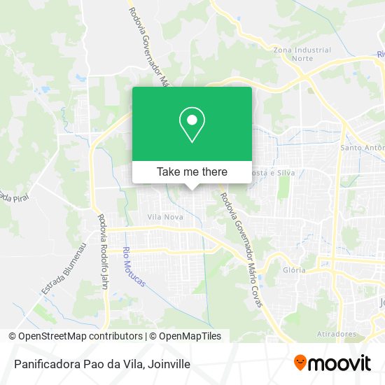 Panificadora Pao da Vila map