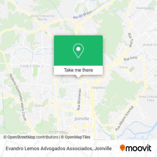 Mapa Evandro Lemos Advogados Associados