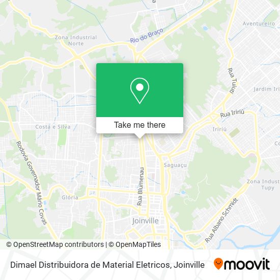 Mapa Dimael Distribuidora de Material Eletricos