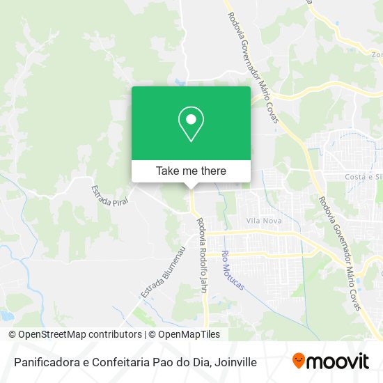 Panificadora e Confeitaria Pao do Dia map