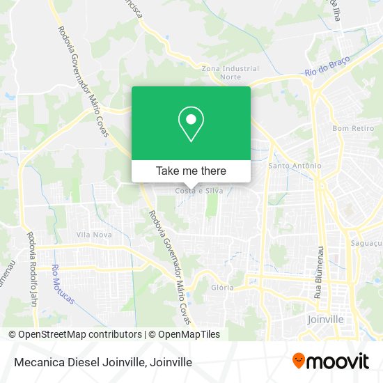 Mecanica Diesel Joinville map