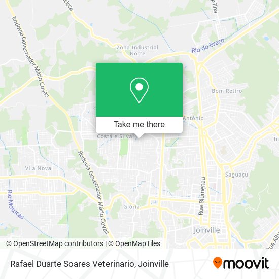 Mapa Rafael Duarte Soares Veterinario