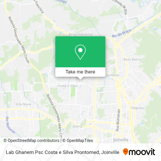 Lab Ghanem Psc Costa e Silva Prontomed map