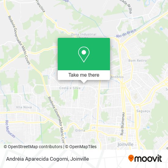 Andréia Aparecida Cogorni map