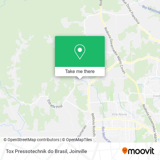 Mapa Tox Pressotechnik do Brasil