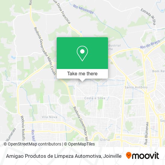 Amigao Produtos de Limpeza Automotiva map