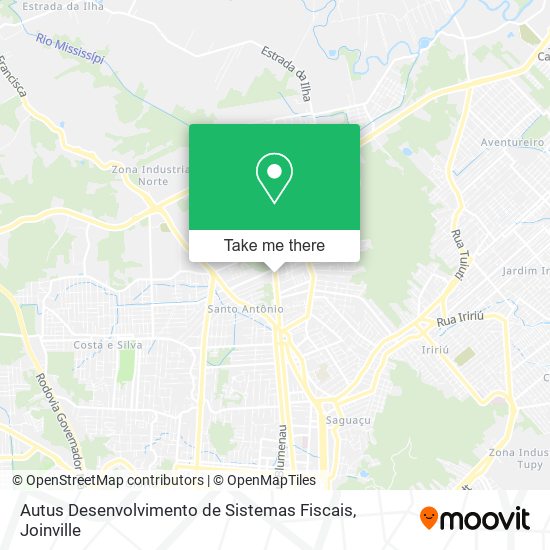 Autus Desenvolvimento de Sistemas Fiscais map